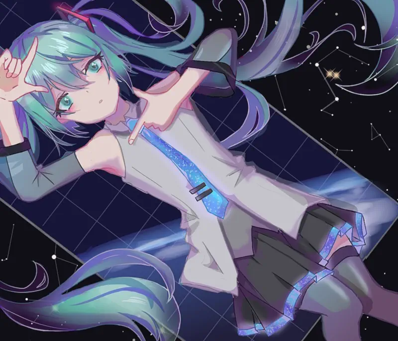 Miku in Space